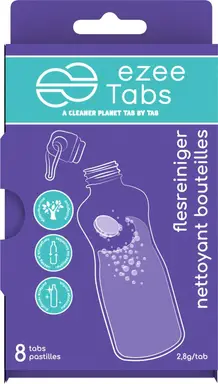 EZEE Tabs Nettoyant pour Bouteilles – Lot de 8 (8 x 3 g)