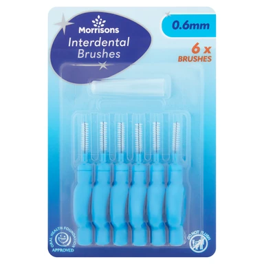 Morrisons Interdental Brushes 0.6mm 6 Pack