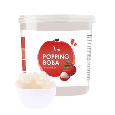 JENI Popping Boba Litschi-Geschmack 3,4 kg (Gewerbeverpackung)
