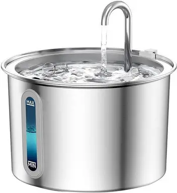 Oneisall Fontaine à eau pour chat avec pack de filtres - 2 L