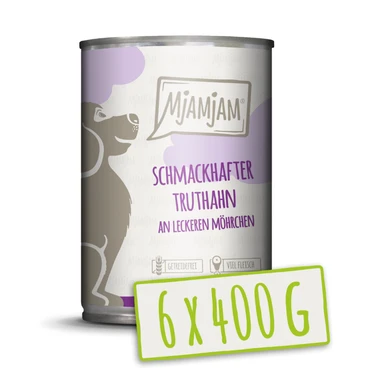 MjAMjAM - Heerlijke kalkoen met smakelijke wortelen 6 x 400 g