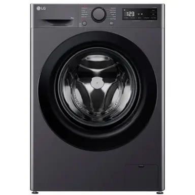 LG wasmachine F2WR508SBM (A), 8 kg, 1200 tpm, AI DD, stoom, zilver