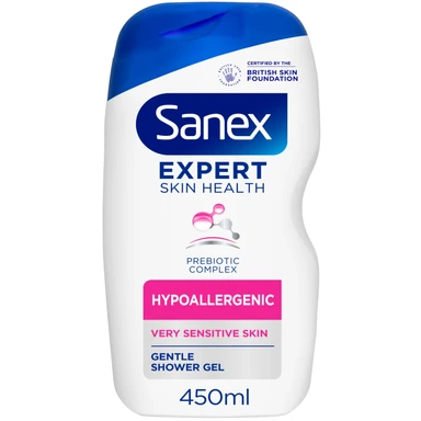 Sanex Expert Skin Health Hypoallergenic Shower Gel Body Wash 450ml