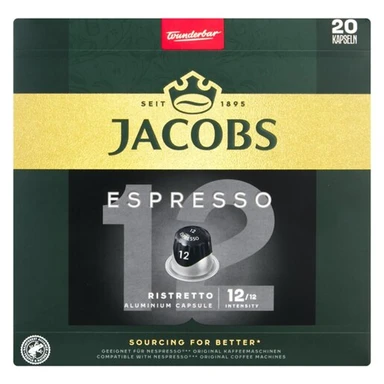 Jacobs Kapseln Espresso 12 Ristretto 104 g 20 Kapseln