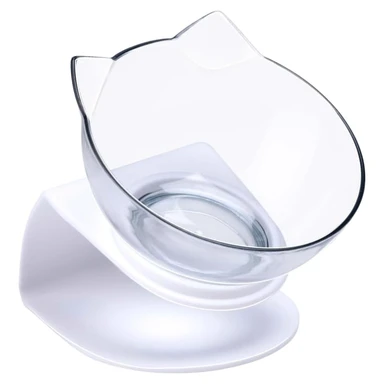 Haustierbehandlung Katzennapf - Kunststoff Rutschfest Abnehmbarer Napf - 350 ml