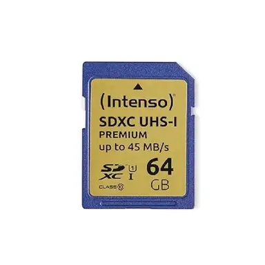 Intenso 3421490 SDXC-Karte UHS-1 Premium - 64 GB