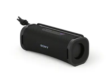 Sony ULT FIELD 1 - Draadloze Bluetooth Draagbare Speaker met ULT POWER SOUND, Ultieme Diepe Bas, IP67, Waterdicht, Stofbestendig, Schokbestendig, 12 uur Batterijduur, Heldere Gesprekskwaliteit, Voor Buiten en Reizen - Zwart
