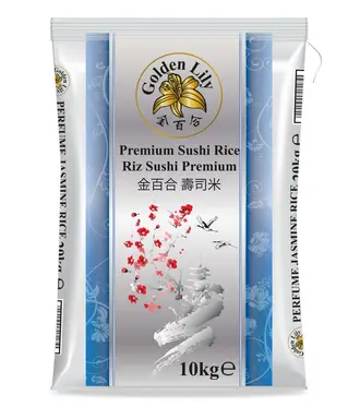 Golden Lily Premium Sushi Rice 10kg/bag