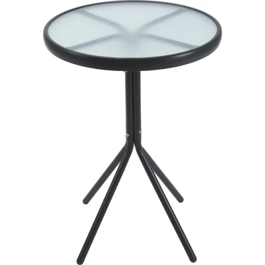 Round Table Metal With Glass