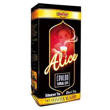alice Ceylon Yaprak Thee 500g (zwart) Turks