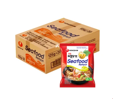 NongShim Nouilles ramen instantanées Hamultang saveur fruits de mer - 20 x 125 g