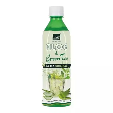 Tropischer Aloe Vera Eistee Grün 500ml
