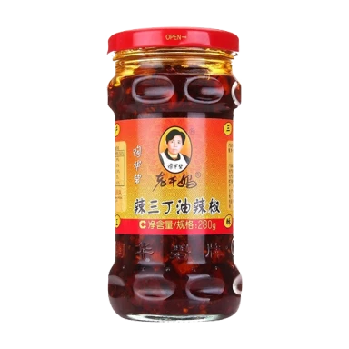 Lao Gan Ma Brand Kohlrabi Peanut and Tofu in Chilli Oil 280g