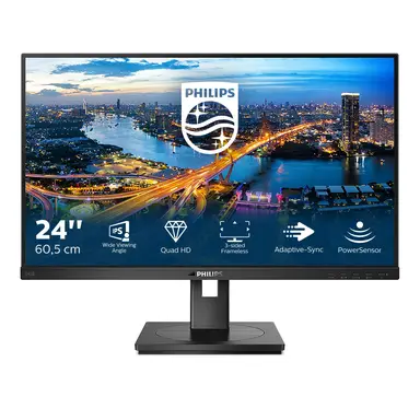 Philips B Line 245B1/00 computermonitor 60,5 cm (23.8") 2560 x 1440 pixels Quad HD LED zwart