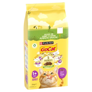 Go-Cat Adult Cat Food with Chicken and Duck 2kg