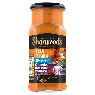 Sharwoods Cooking Sauce Tikka Masala 30% Less Fat 420g