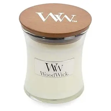 Woodwick Duftkerze Island Coconut Mini Sanduhrform