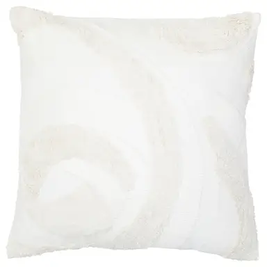 Bosie Cushion Ozella Textured Square Cream
