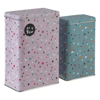 Maison by Premier Set of 2 Stellar Storage Canisters