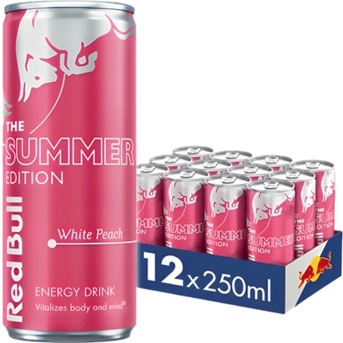 Red Bull Summer Edition Witte Pêche 12X250ml