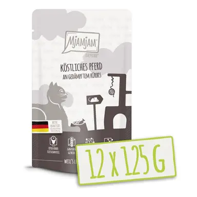 MjAMjAM - Quetschie - Cheval Savoureux à la Courge Vapeur 125 g x12