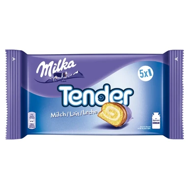Milka Tender Milk Chocolate Bars 5-pack (5 x 37g)