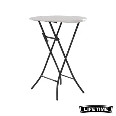 Lifetime Klaptafel 84X110cm Wit Graniet