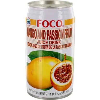 FOCO Mango & Passionsfrucht Getränk 350ml [inkl. €0,15 Pfand]