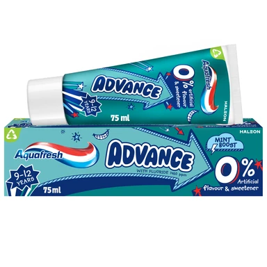 Aquafresh Advance Kids Toothpaste 9-12 years 75 ml