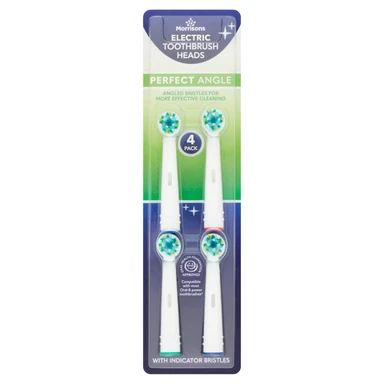 Morrisons Electric Toothbrush Heads Perfect Angle 4 Pack
