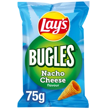 Lay's Bugles Nacho Cheese Chips 75 gr