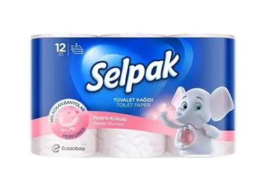 Selpak geparfumeerd toiletpapier, 12 rollen