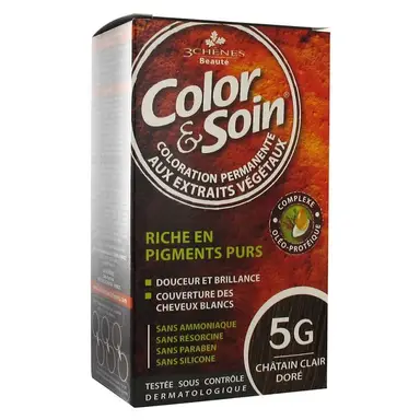 Les 3 Chenes Color & Soin 5G - Licht Gouden Kastanje 135 ml