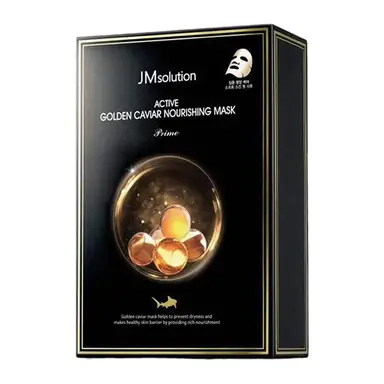 JMsolution Golden Caviar Mask Hydraterende Kalmerende Reparatie Anti-gezichtsverstevigend 10stuks Gouden kaviaar hydraterend