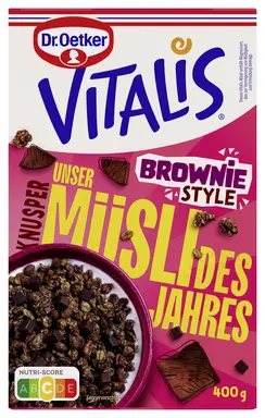 Oetker Vitalis MdJ Knusper Brownie Style 400 g