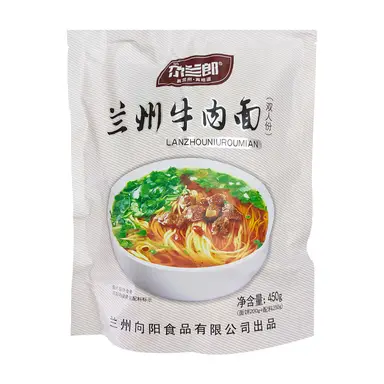 Galanlang Lanzhou Noodles met Rundvlees 450g