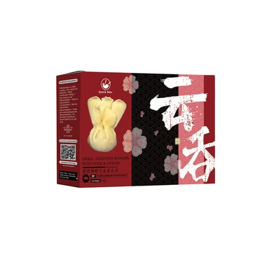 Voedingsstijl Kleine Goudvis Wonton met Varkensvlees & Garnalen 192g Garnalen- en Varkensvleeswontons