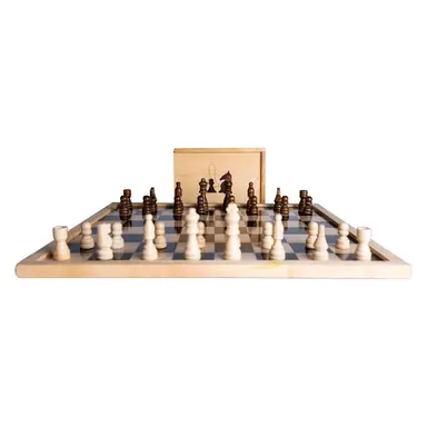 Clown Games Chess Pieces Wood