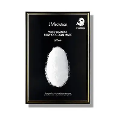 JMsolution - Masque Tissu Water Luminous Silky Cocoon, Éclat & Hydratation, Lot de 10