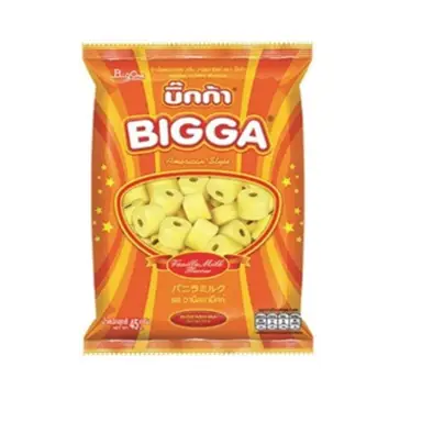 BIGGA Corn Snack Vanilla 45g(Best Before2026-02-14)