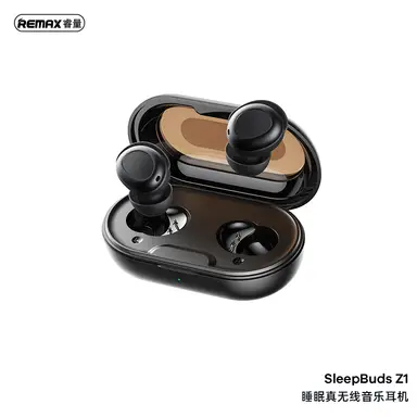 REMAX SleepBuds Z1 Wireless Music Earbuds - Black