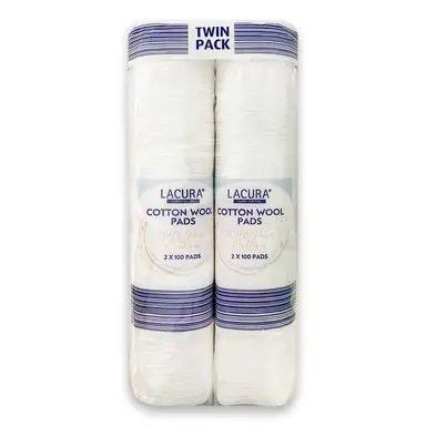 Nutmeg 200 Cotton Wool Pads