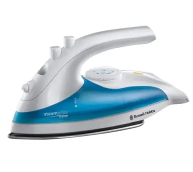 Russell Hobbs Travel Iron, Dual voltage,SS,1.5m, Compact, Stylish - 22470