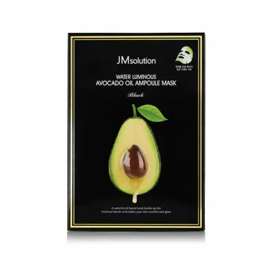 JMsolution Avocado Maske (Mikrofaserpapier) Leuchtendes Avocadoöl Ampulle