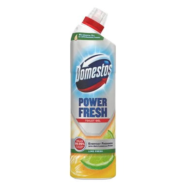 Domestos Power Fresh Toilet Gel, Lime Fresh, 750ml