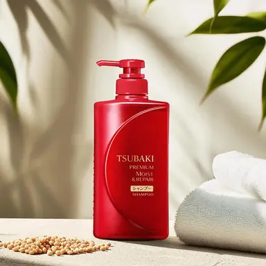 Shiseido Tsubaki Shampooing premium hydratant & réparateur - 490 ml