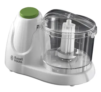Russell Hobbs Food Collection Mini Chopper - Compact, 130W, White - Model 22220