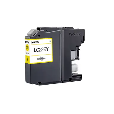 Brother LC22EY inktcartridge, origineel geel, 1 stuk