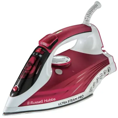 Russell Hobbs Ultra Steam Pro, 2600, Cer, 45/155, 3m, Non Stick, Fast Heat Up, Stylish - 23990