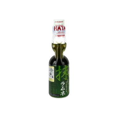 HATA Matcha Ramune Carbonated Drink 200ml 哈达波子水 抹茶味 200ml